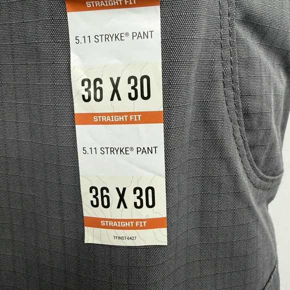 5.11 Tactical Stryke Pants 36x30 Storm Gray Flex-Tac Ripstop Cargo NWT 74369 - Picture 14 of 16